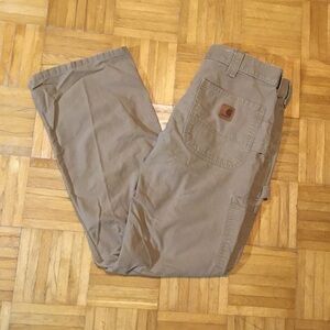 Vintage Carhartt Dungaree Workwear Khaki